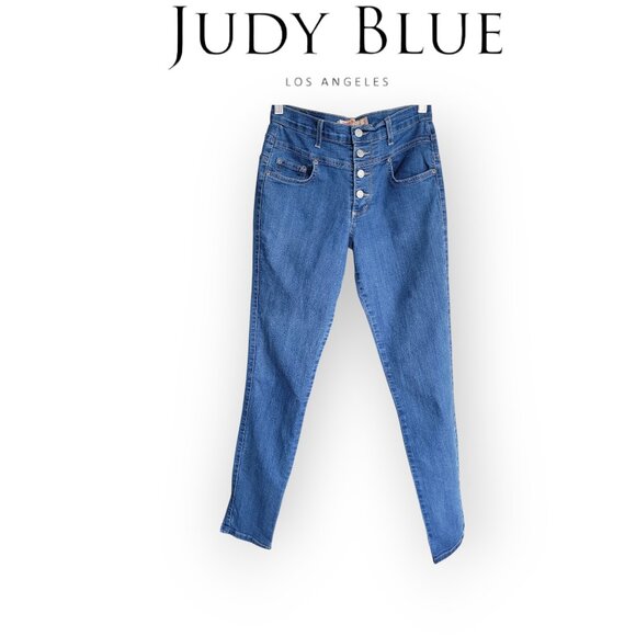 Midwash Judy Blue Button-Fly Skinny Jeans Women’s 5 - Picture 1 of 13